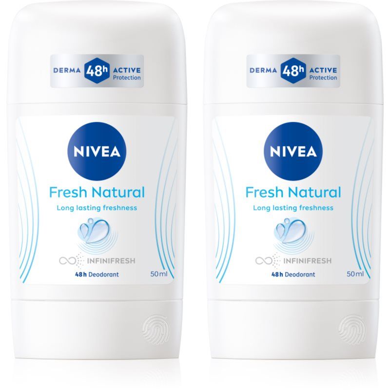 NIVEA Fresh Natural Deodorant Duo 2 x 50 ml