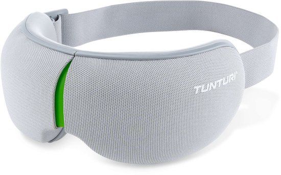 Tunturi Oogmassage Apparaat EM50 - Hoofdmassage - Massage Apparaat - Eye Massager - Verbetert Slaapkwaliteit - Bluetooth - Opvouwbaar