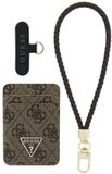 Guess Wallet Handriemset Bruin Leer voor MagSafe iPhone 12 13 14 15