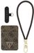 Guess Wallet Handriemset Bruin Leer voor MagSafe iPhone 12 13 14 15