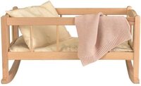 Egmont Toys Houten Wieg met Gebreide Deken - 5420023039033