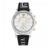 Versace VEKB00122 dameshorloge - Roestvrij Staal - zilver
