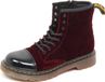 DR. MARTENS E0006, amfibie, meisjes, fluweel, kersenrode laars, kindermaten