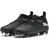 PUMA FUTURE 9 MATCH FG/AG Jr Unisex Sportschoenen - PUMA Black-Intense Mint-PUMA White