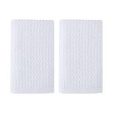 Tommy Bahama Eddie Bauer Handdoekenset, zeer absorberend katoenen badkamerdecor, pluisvrij en kleurvast (Northern Pacific White, 2-delig)