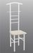 Haku Kledingrek met zitvlak | 50 x 46 x 119 cm | Grijs | MDF; Metaal
