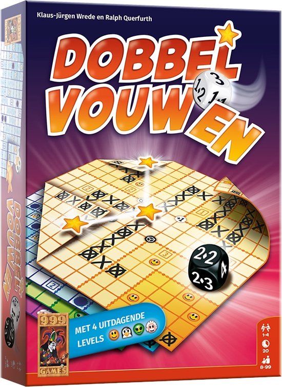 999 Games Dobbel Vouwen Dobbelspel - Geluksspel - Nederlands