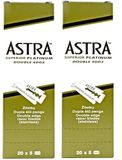 Razor Blades Club Astra Groene Dubbelzijdige Scheermesjes, 200 stuks