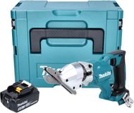 Makita DJS 800 T1J accu vezelcementschaar 18 V borstelloos + 1x accu 5,0 Ah + Makpac - zonder oplader