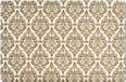 Zeller tafel placemats met barok print - goud - 6x stuks - 43,5 x 28,5 cm - Vintage onderleggers