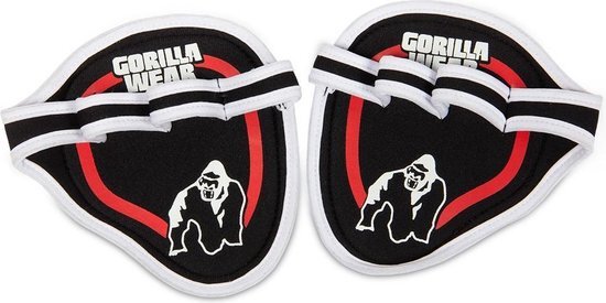 Gorilla Wear Palm Grip Pads- Rood