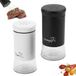 Bol Set de salière et poivrière - 147 ml salières en verre - moulin à poivre - rechargeable - cuisine barbecue camping-car - salière design