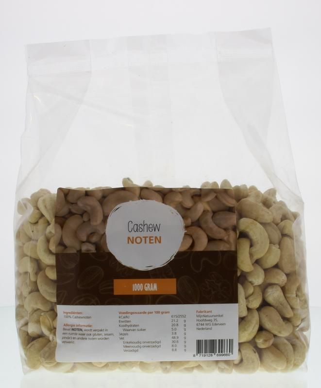 Mijnnatuurwinkel Cashewnoten 1000 G