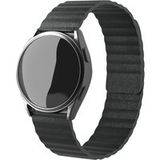Strap-it Samsung Bracelet cuir Loop Samsung Galaxy Watch 46mm (noir)