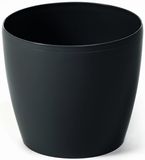 Lamela Bloempotpot Magnolia 30cm Zwart Glanzend