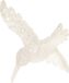 Koopman International Decoration de Noël Suspendu - oiseau - acrylique - 10 cm - ornement de Noël