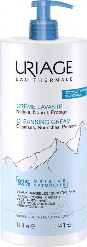 Uriage Gel Eau Thermale Crème Lavante - 1000ml