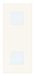 Vimar 30388.B Line dubbele signaallamp met neutrale diffusers, wit, levering zonder signaaleenheid