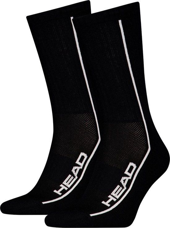 Head Performance Sportsokken - 2 pack - Middelhoog - Zwart - Maat 46