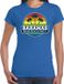 Bellatio Decorations Bahamas Zomer T-shirt / Shirt Bahamas Bikini Beach Party voor Dames - Blauw - Bahamas Beach Party Outfit / Vakantie Kleding / Strandfeest Shirt XL