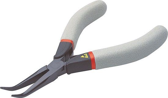 Facom tang met halfronde, gebogen en antistatische bekken, esd l135mm