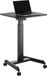 Maclean MC-892B Laptoptafel met wielen Zit-sta bureau In hoogte verstelbaar tot maximaal 113cm 30 graden kantelbaar Zwart