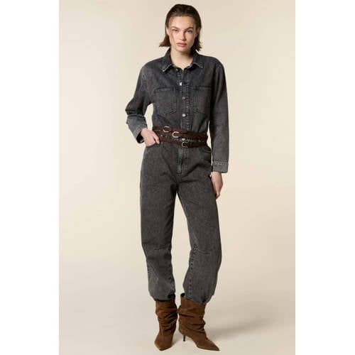 Homage to Denim grijs denim jumpsuit