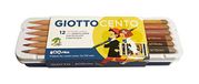 Giotto 100 houten kleurpotloden, gelimiteerde oplage, 100 jaar rij, 12 eenheden, verpakking van 1