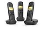 Gigaset A170 Trio - Téléphone sans fil - Noir
