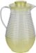 Alpina Waterkan/sapkan met ijsblokjes reservoir - 2 liter - kunststof - geel - 25 cm