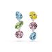 Swarovski Gema 5692406 - Dames - Oorknoppen - Zilver