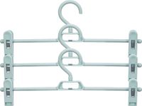 Kipit broeken/rokken kledinghangers - set van 8 stuks - blauw - 32 cm