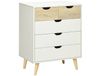 HOMCOM Commode - Panneau de particules - 60x40x77,5cm - Blanc
