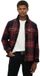 Superdry Wollen Mix Miller Zip Overshirt Heren Lange Mouwen Shirts XXL
