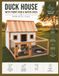 Duck House With Front Run & Water Area DIY Plans