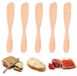 Solidchoice - Set van 5 Botermessen van hout voor het besmeren van voedsel