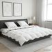 FULDA couette 90% duvet d'oie 3 pièces 240 x 260 cm 210 GSM Blanc