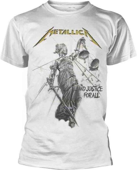 Metallica Justice Heren T-shirt - wit - M