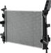 HELLA Radiateur pour refroidissement moteur, avec ailettes de refroidissement soudées, dimensions 546 x 350 mm, adapté entre autres pour FORD C-MAX