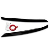 Koplampspoilers RDX Racedesign Koplampspoilers compatibel met Seat Ateca & Cupra Ateca 2016-2021 (ABS Glanzend Zwart)