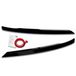 Koplampspoilers RDX Racedesign Koplampspoilers compatibel met Seat Ateca & Cupra Ateca 2016-2021 (ABS Glanzend Zwart)