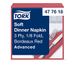 Tork Soft Dinnerservet Bordeauxrood, 1/8-vouw 3-laags, 39 x 39 cm, 12 x 100 servetten, 477618