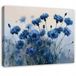 WALLARENA - Schilderij op canvas 90x60 cm - blauwe veldbloemen