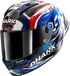 Shark Aeron-GP FIM Racing #1 Replica Zarco Signature Wit Zwart Blauw WKB - Helm