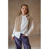 Like Flo Young gebreid vest - zand
