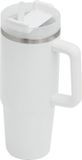 Bellatio Design Warmhoudbeker/thermosbeker DELUXE - 900 ml - Ivoorwit