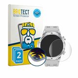 BROTECT - Screenprotector voor FitVigor Smartwatch 1.53" - Folie Beschermfolie transparant volledig dekking - 2 Stuks