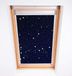 Bloc Jalousien Skylight Verduisterend Blind, Polyester, Marineblauw, 102, Night Sky