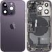 Apple Coque Batterie iPhone 14 Pro, Avec Châssis Central, Pièces Complètes, Violet (Deep Purple), Échange Premium