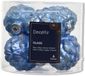 Decoris Dennenappel glas d2,5h6 cm vijg 12 st